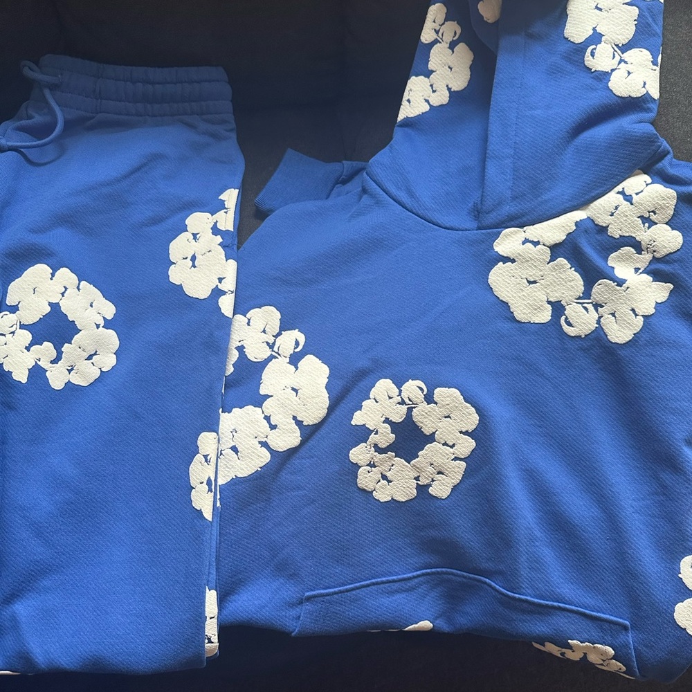 COPY - Medium denim tears sweat suit unisex never wore (brand new )